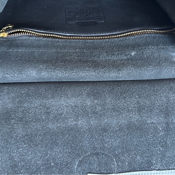 Vintage COACH Willis Leather Crossbody Bag Black - Picture 12 of 16